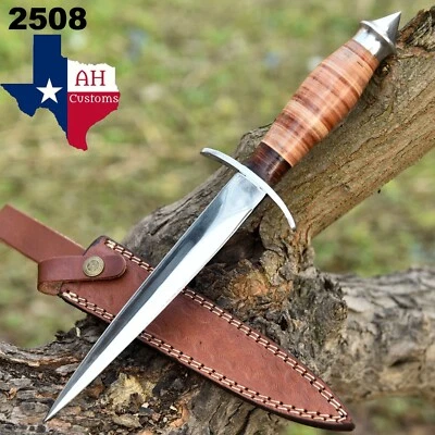 DOUBLE EDGE Sykes Fairbairn Army Double-Edged V42 Military Best Dagger boot Knife WWII knife