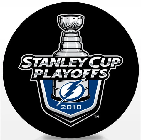 Tampa Bay Lightning NHL 2018 Stanley Cup Playoffs Lock-Up Souvenir Hockey Puck Cover