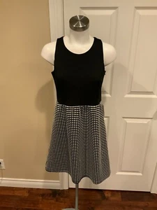 Tabitha Black & White Checkered Dress, Size 6 (US) - Picture 1 of 7