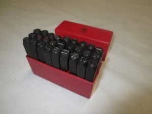 1/4" Steel Stamp, Letter Set - Y151 - Picture 1 of 4