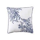 Laura Ashley Bedford Cotton Blue Throw Pillow-20x20