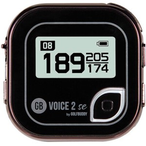 GolfBuddy Voice 2 SE Talking GPS Golf Rangefinder, Black