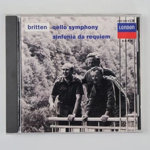 Britten CD Cello Symphony Sinfonia da Requiem Rostropovich London 1990 Classical - Imagen 1 de 6