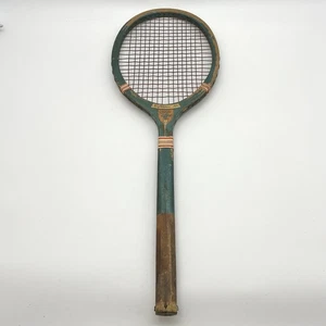 Antique Wright and Ditson Wooden Tennis Racket ACE Vintage Sports Decor Read - Picture 1 of 13
