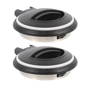 2 Pcs Pot Lid Travel Stainless Steel Tea Kettle Replacement Electric Removable - Picture 1 of 12