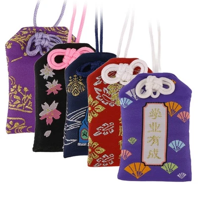 3X (5 Piezas Bolsa Omamori Japonesa Amuleto Gangador para la Salud/7458 - Imagen 1 de 4