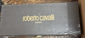 Roberto Cavalli Home Luxus Box Set 2 Teile Python Gold Elfenbein Essstäbchen - Bild 1 von 3
