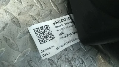  MINI WING LINER SPLASH GUARD Mk1 (R50/R52/R53) Rear Left                        - Image 1 of 4