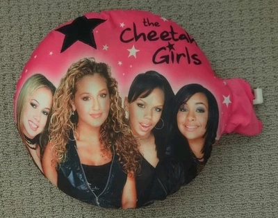 Vintage 12” Pink The Cheetah Girls Pillow Photoreal Raven Speaker Rare HTF - Image 1 of 4