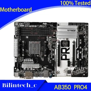 Płyta główna ASRock AB350 PRO4 obsługuje pamięć DDR4 Ruilong 1/2/3 generacji 64 GB - Zdjęcie 1 z 5