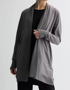 Tek Gear Damen Beere Grigio French Terry Long Wickel/Cardigan (WT34A271RS) Gr. XL - Bild 1 von 5