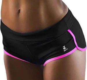 Women'S Active Shorts Fitness Sports Yoga Booty Shorts for Running Gym Workout - Picture 1 of 12