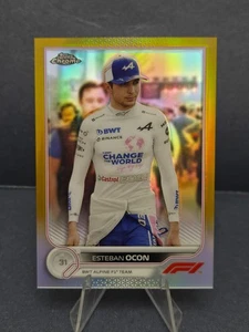 2022 Topps Chrome Formula 1 F1 Esteban Ocon Gold 21/50 #43 - Picture 1 of 2