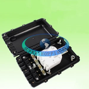 48 core 3 In 3 Out Fiber Optic Drop Cable Fiber Optic Splice Closure Joint Box - Afbeelding 1 van 8