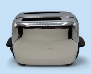 Vintage GE 1950’s Chrome 2 Slice Pop Up Toaster 82T82 WORKS READ DESCRIPTION - Picture 1 of 10