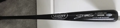HOF'er JIM THOME Firmado Autografiado LOUISVILLE SLUGGER BAT Beckett Testigo Foto 1 de 3