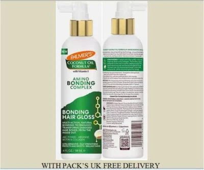 PALMER'S - Amino Bonding Complex - Brilho de cabelo 118ml COM O MELHOR PACOTE DO REINO UNIDO - Imagem 1 de 4