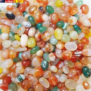 Natural Polished Stones Gravel, 500G Decorative Pebbles for Aquariums and Plants - Picture 1 of 7