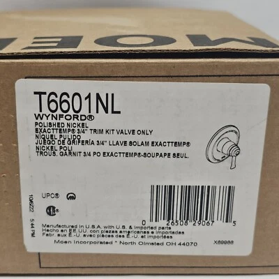 MOEN Wynford ExactTemp 1-Handle Valve Trim Kit in Polished Nickel -No Valve- - Image 1 of 4