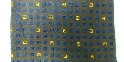 Via Manzoni Necktie Tie Men Multicolor Geometric 100% Silk EUC - Image 1 of 3