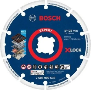 Disco de corte rueda de metal diamante experto Bosch 2608900533 125 mm x 22,23 mm X-LOCK - Imagen 1 de 10