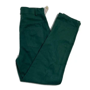 Vintage Basic Edition High Rise Dark Green Jean Girls 14 NWT 90's Denim - Picture 1 of 6