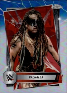 Valhalla 2025 Topps Chrome WWE #179 Red & Blue Refractor - Picture 1 of 2