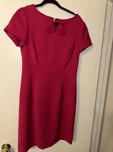 Tahari Arthur S. Levine Short Sleeve MID Dress Size 8 PRE-OWNED - Picture 1 of 5