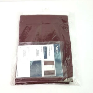 Style Selections Delmar Grommet Top Panel Burgundy 953937 - Picture 1 of 4