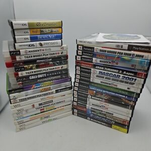 Énorme lot de jeux vidéo Nintendo Wii DS PlayStation 2 collection PS3 aléatoire 
