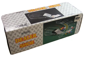 Vintage NOBLE - N.Y. Games Acrylic Dealers Shoe - NOS / NIP / NEU - Bild 1 von 5