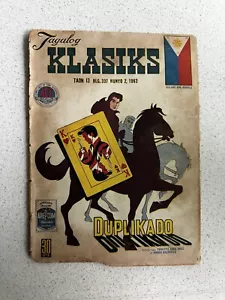 1962 TAGALOG KLASSIKS KOMIKS #337 Phils Vintage Comics "Bakas ng Gagamba" Redondo - Bild 1 von 13