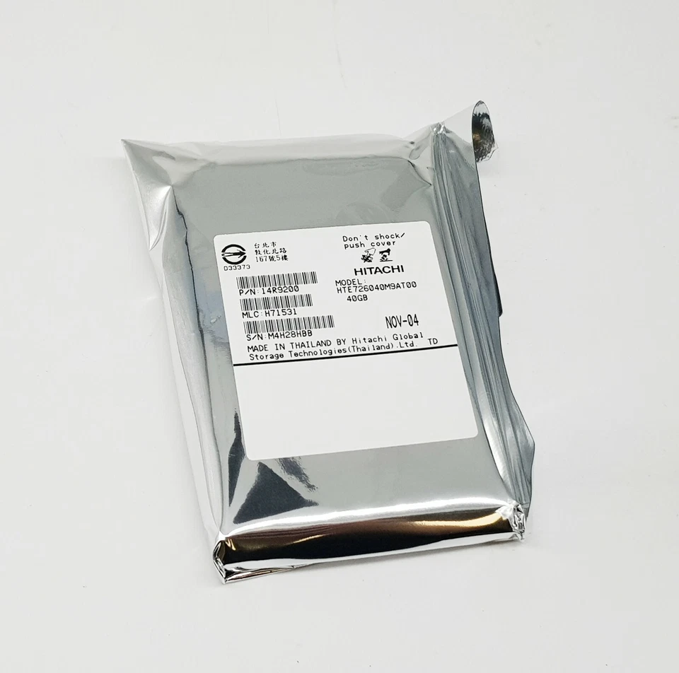 Hitachi Travelstar 14R9200 HTE726040M9AT00 40GB 7200RPM ATA/IDE 2.5" HDD - Image 1 of 4
