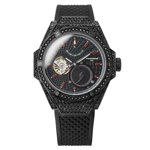 ANGEL CLOVER Watch Quartz Men's TE44BKZ-JIN TEKKEN Collaboration JIN KAZAMA - Picture 1 of 12