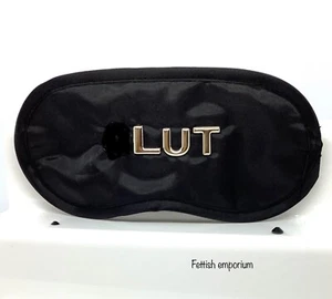 Bdsm custom blindfold black eye restraint swingers bondage kit slave sub sissy - Picture 1 of 4