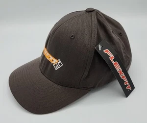Flexfit LXK Lovett Excavation Brown Fitted Hat NEW - Picture 1 of 3