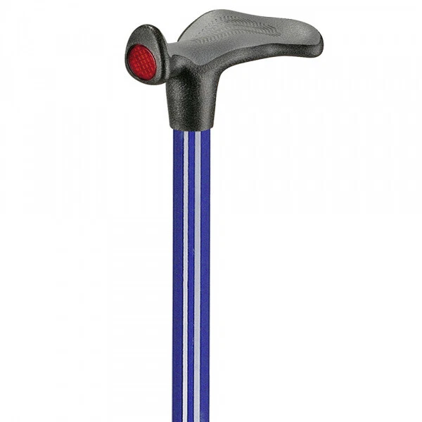 Gehstock Ossenberg |Gehhilfe | Comfort Soft |Starr | Links | Blau