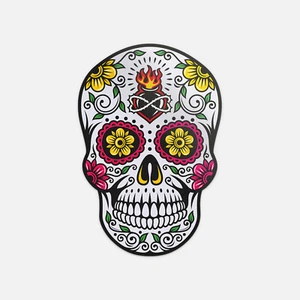 Tag der Toten Toten Totenkopf Feuer Vinyl Aufkleber Sticker - Bild 1 von 1