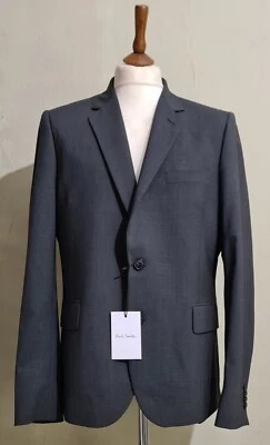 Paul Smith Soho Fit Gents Tailored Suit Jacket Grey Size XL Size uk 44 eu 54 - Image 1 of 4