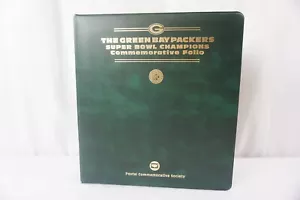 Foglio commemorativo Green Bay Packers Super Bowl Champions con 3 monete Super Bowl - Foto 1 di 11