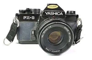 Kyocera Yashica FX-3 analoge Spiegelreflexkamera 35 mm mit Yashica 50 mm 1:2 Objektiv getestet - Bild 1 von 9