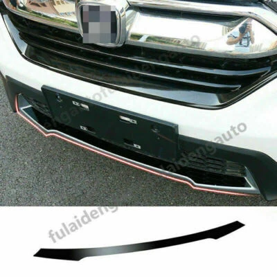 适用于本田 CR-V CRV 2017 - 2019 不锈钢前保险杠唇部保护盖装饰 — 第 1/4 张图片