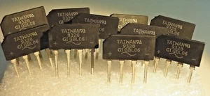 GBU8M / BRIDGE RECTIFIER / 4 PIECES (qzty) - Picture 1 of 2