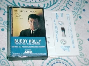 Buddy Holly "FOR THE FIRST TIME ANYWHERE" Cassette 1982 MCA - Picture 1 of 1