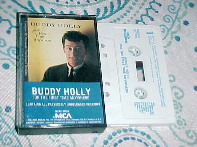 Buddy Holly "FOR THE FIRST TIME ANYWHERE" Cassette 1982 MCA - Image 1 of 1