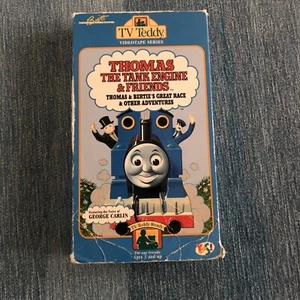 Thomas & Friends , Thomas & Bertie’s Great Race VHS 1993 TV Teddy -Gorge Carlin - Picture 1 of 7