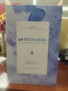 pH recharge Glass Alkaline Water Filter 8.5 Litre/2.25 Gal - Picture 1 of 2