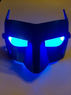 Linterna Azul Máscara Impresa en 3D Halloween Juegos con disfraces Disfraz Geek Accesorio DC Comic Foto 1 de 4