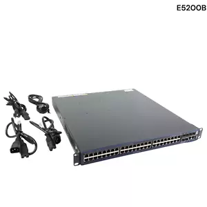 HP JG542A 5500-48G-PoE+-4SFP HI 48 Port Gigabit Switch W/2 x PSU & Rack Ears E52 - Picture 1 of 16