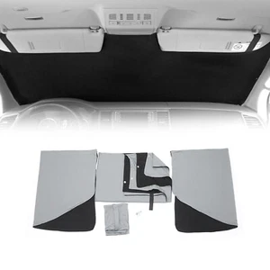 Frontscheibe Gardinen Maß Vorhänge für Mercedes Sprinter W907 2018-2025 3tlg - Bild 1 von 10